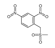 1-(methylsulfonylmethyl)-2,4-dinitrobenzene Structure