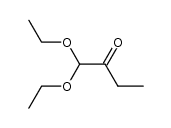 1,1-diethoxy-2-butanone Structure