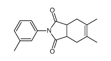 5,6-dimethyl-2-(3-methylphenyl)-3a,4,7,7a-tetrahydroisoindole-1,3-dione Structure