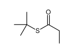 S-tert-butyl propanethioate Structure