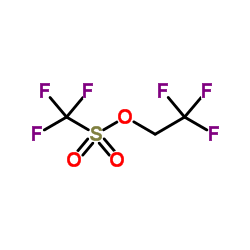 2,2,2-三氟乙基三氟甲烷磺酸酯结构式