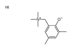 (2-hydroxy-3,5-dimethylphenyl)methyl-trimethylazanium,iodide Structure