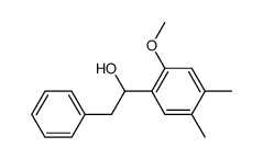 1-(2-Methoxy-4,5-dimethyl-phenyl)-2-phenyl-ethanol结构式