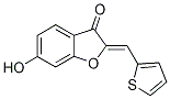 6-羟基-2-(2-噻吩亚甲基)-3-苯并呋喃酮结构式