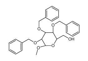 甲基2,3,4-三-O-苄基-D-吡喃半乳糖苷结构式