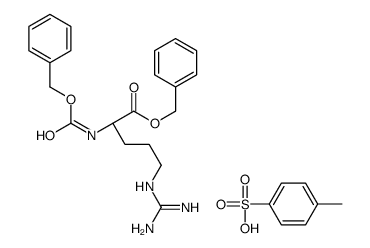 Nα-碳苄氧基-L-精氨酸苄基对甲苯磺酸酯结构式