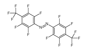 bis[2,3,5,6-tetrafluoro-4-(trifluoromethyl)phenyl]diazene结构式