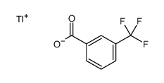 thallium(1+),3-(trifluoromethyl)benzoate Structure
