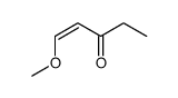 1-methoxypent-1-en-3-one结构式