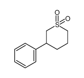 3-phenyltetrahydro-2H-thiopyran 1,1-dioxide Structure