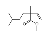 methyl 2,5-dimethyl-2-vinylhex-4-enoate结构式