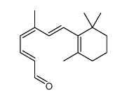 7-(2,2,6-trimethylcyclohexen-1-yl)-5-methyl-2,4,6-heptatrienal结构式