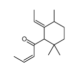 1-(6-ethylidene-2,2,5-trimethylcyclohexyl)but-2-en-1-one结构式