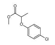 methyl 2-(4-chlorophenoxy)propanoate结构式