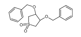 (3S,4R)-3,4-bis(phenylmethoxy)thiolane 1,1-dioxide结构式