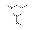 1-methoxy-5-methyl-3-methylidenecyclohexene Structure