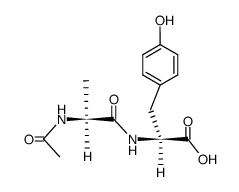 acetylalanyltyrosine结构式