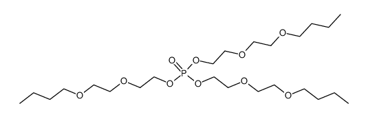 tris[2-(2-butoxyethoxy)ethyl] phosphate structure