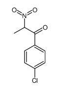 1-(4-chlorophenyl)-2-nitropropan-1-one结构式