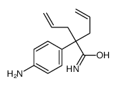 2-(4-aminophenyl)-2-prop-2-enylpent-4-enamide结构式