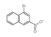 Naphthalene,1-bromo-3-nitro- Structure