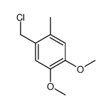1-(氯甲基)-4,5-二甲氧基-2-甲基苯结构式