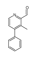 3-methyl-4-phenylpyridine-2-carboxaldehyde结构式