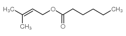 prenyl hexanoate Structure