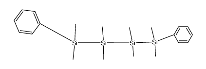 1,4-diphenyloctamethyltetrasilane Structure