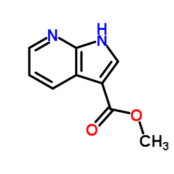 7-氮杂吲哚-3-甲酸甲酯结构式