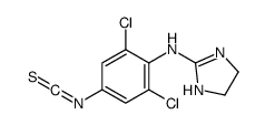Clonidine 4-isothiocyanate structure