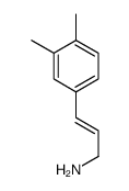 3-(3,4-dimethylphenyl)prop-2-en-1-amine结构式