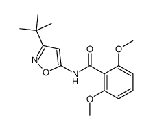 N-(3-tert-butyl-1,2-oxazol-5-yl)-2,6-dimethoxybenzamide结构式