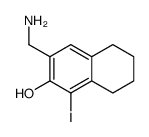 1-iodo-3-aminomethyl-5,6,7,8-tetrahydro-2-naphthol Structure