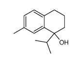 (+/-)-8-Hydroxy-2-methyl-8-isopropyl-5.6.7.8-tetrahydro-naphthalin Structure