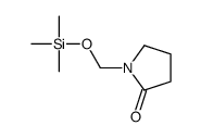 1-(trimethylsilyloxymethyl)pyrrolidin-2-one结构式
