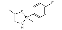 2-(4-fluorophenyl)-2,5-dimethyl-1,3,2-thiazasilolidine Structure
