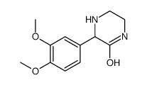 3-(3,4-dimethoxyphenyl)piperazin-2-one结构式