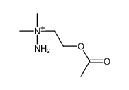 O-acetyl-N-amino-N,N-dimethylaminoethanol Structure
