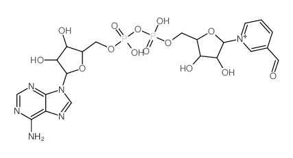 3-吡啶乙醛腺嘌呤二核苷酸结构式