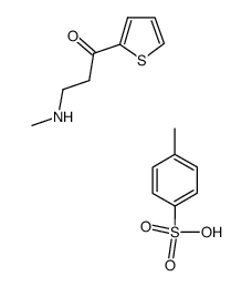 3-methylamino-1-thiophen-2-yl-propan-1-one p-toluenesulfonate Structure
