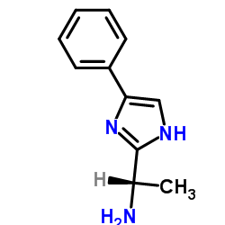 (S)-1-(5-苯基-1H-咪唑-2-基)乙胺结构式