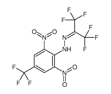 N-(1,1,1,3,3,3-hexafluoropropan-2-ylideneamino)-2,6-dinitro-4-(trifluo romethyl)aniline结构式