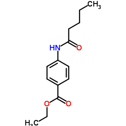 Ethyl 4-(pentanoylamino)benzoate结构式