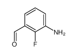 3-Amino-2-fluorobenzaldehyde结构式