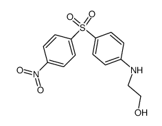 2-[4-(4-nitro-benzenesulfonyl)-anilino]-ethanol结构式