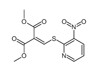 dimethyl 2-[(3-nitropyridin-2-yl)sulfanylmethylidene]propanedioate Structure