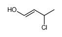 3-chlorobut-1-en-1-ol Structure