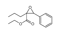 2-Oxiranecarboxylic acid, 3-phenyl-2-propyl-, ethyl ester Structure