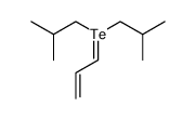 diisobutyl telluronium allylide Structure